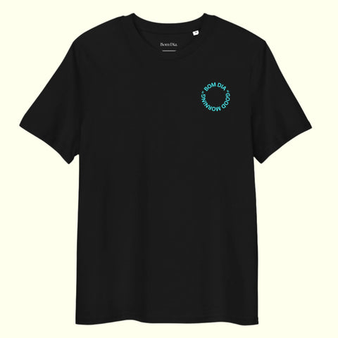 GOOD MORNING T-SHIRT - BLACK/BLUE