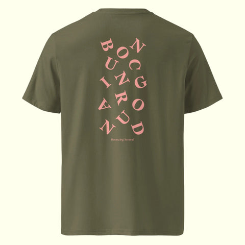 BOUNCING AROUND T-SHIRT - KHAKI/MELON